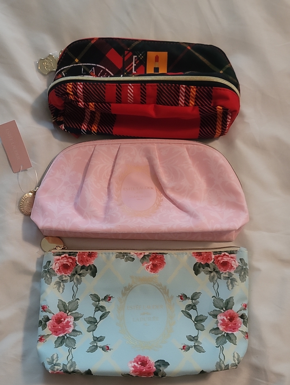 Estee Lauder Cosmetic Pouch Set - 3 Pieces